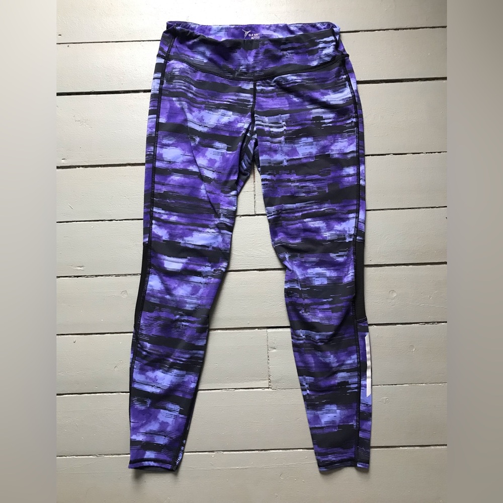 Old Navy Active Purple Running Tights Size Large
